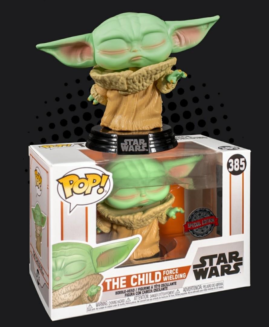 Funko Pop Star Wars The Mandalorian The Child Baby Yoda Force Wielding Toys Games Bricks Figurines On Carousell