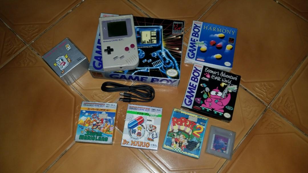 Gameboy 80 S Original Game With 6 Games Electronics Others On Carousell