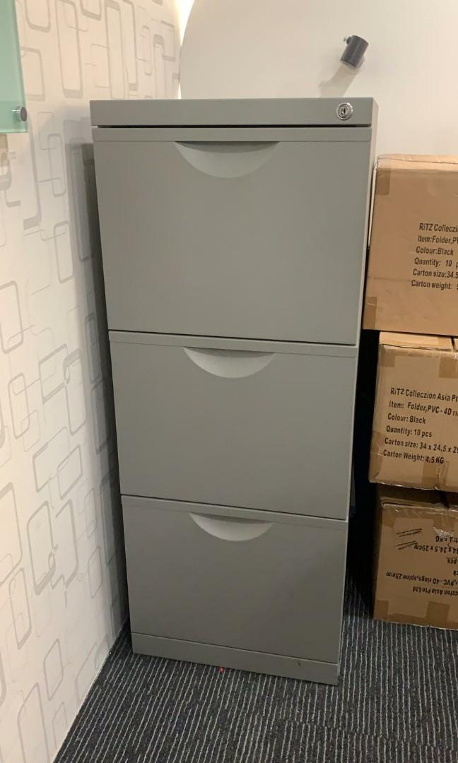 Grey Office Home Drawers Use Only Short While As I Move Out Furniture Shelves Drawers On Carousell