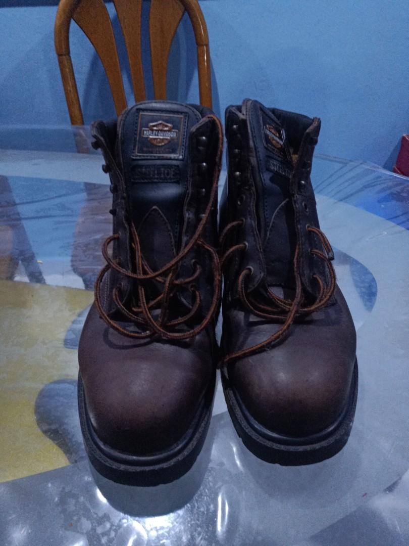 Harley davidson steel toe store