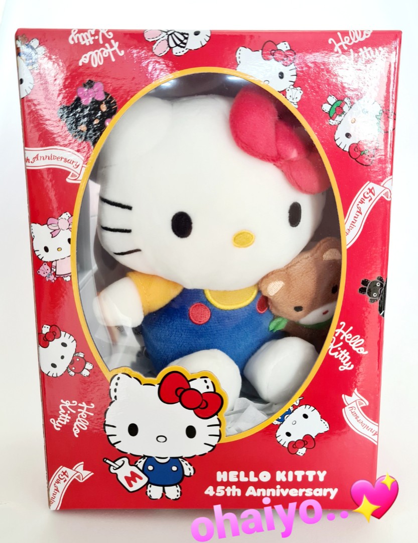45th anniversary hello kitty plush sales