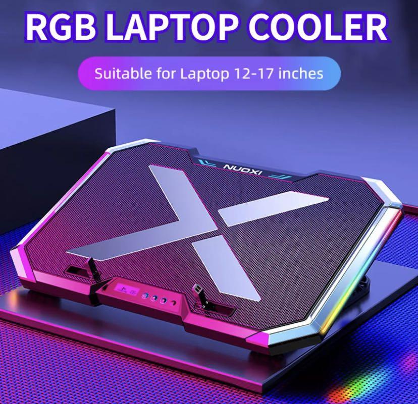 Highest Quality Guaranteed Laptop Cooler Six Fan Led Two Usb Port Electronics Computer Parts Accessories On Carousell
