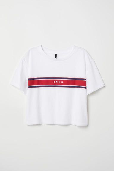 H M 1996 CROP TOP Fesyen Wanita Pakaian Wanita Atasan di Carousell
