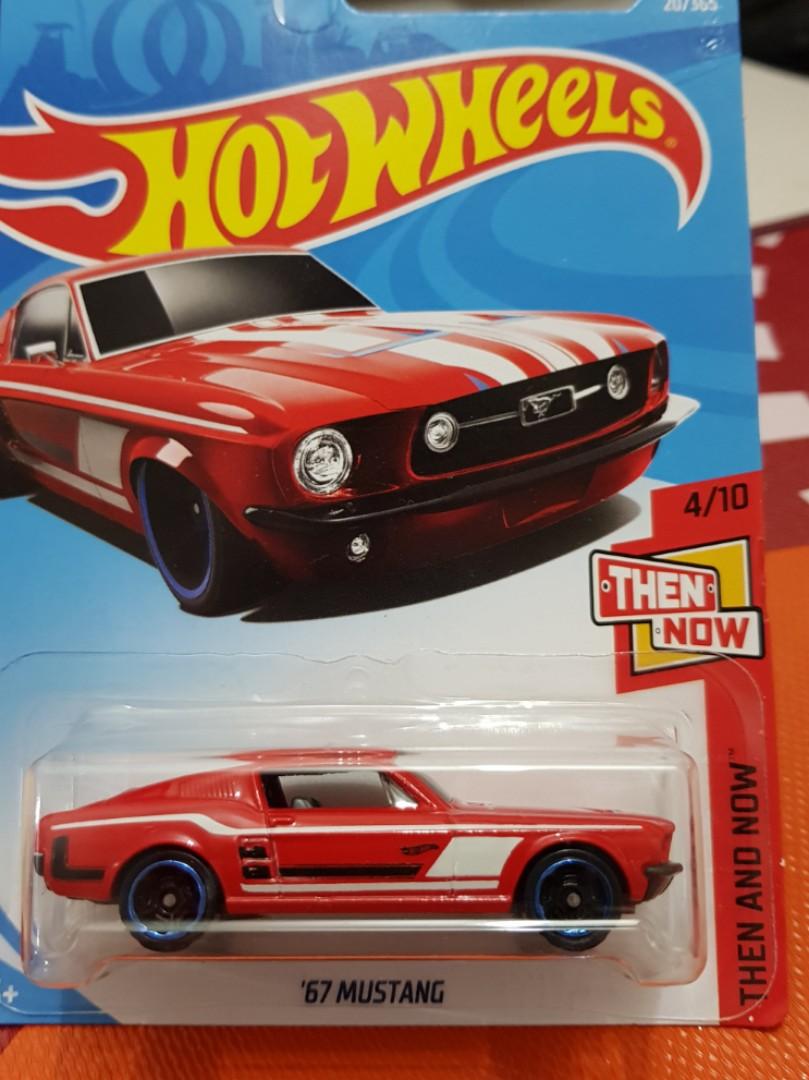 Hot wheels 67 mustang then and now deals