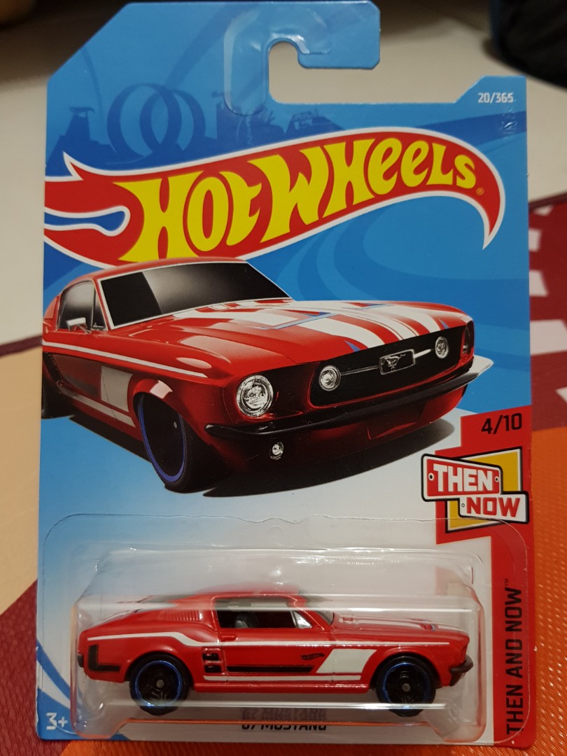 Hot wheels 67 mustang deals then and now