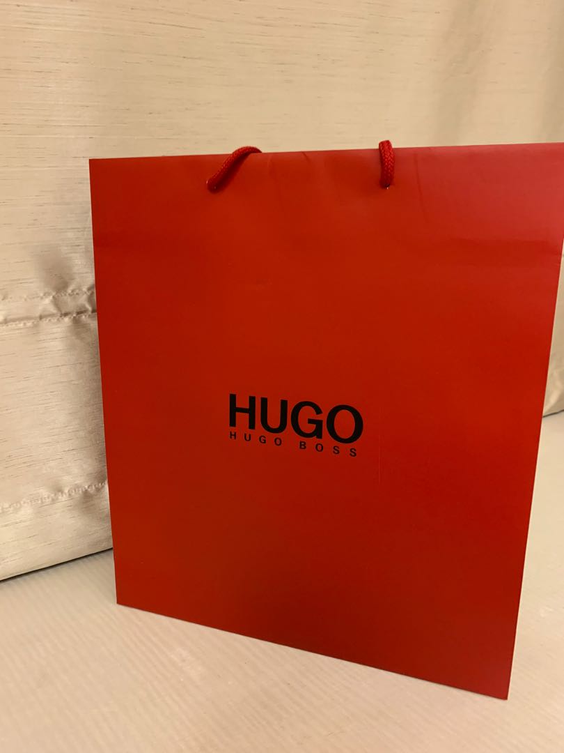 hugo boss paper bag