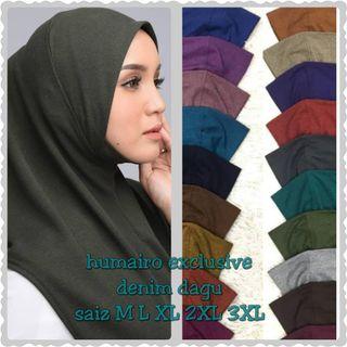 Tudung Instant Denim Muslimah Fashion Carousell Singapore
