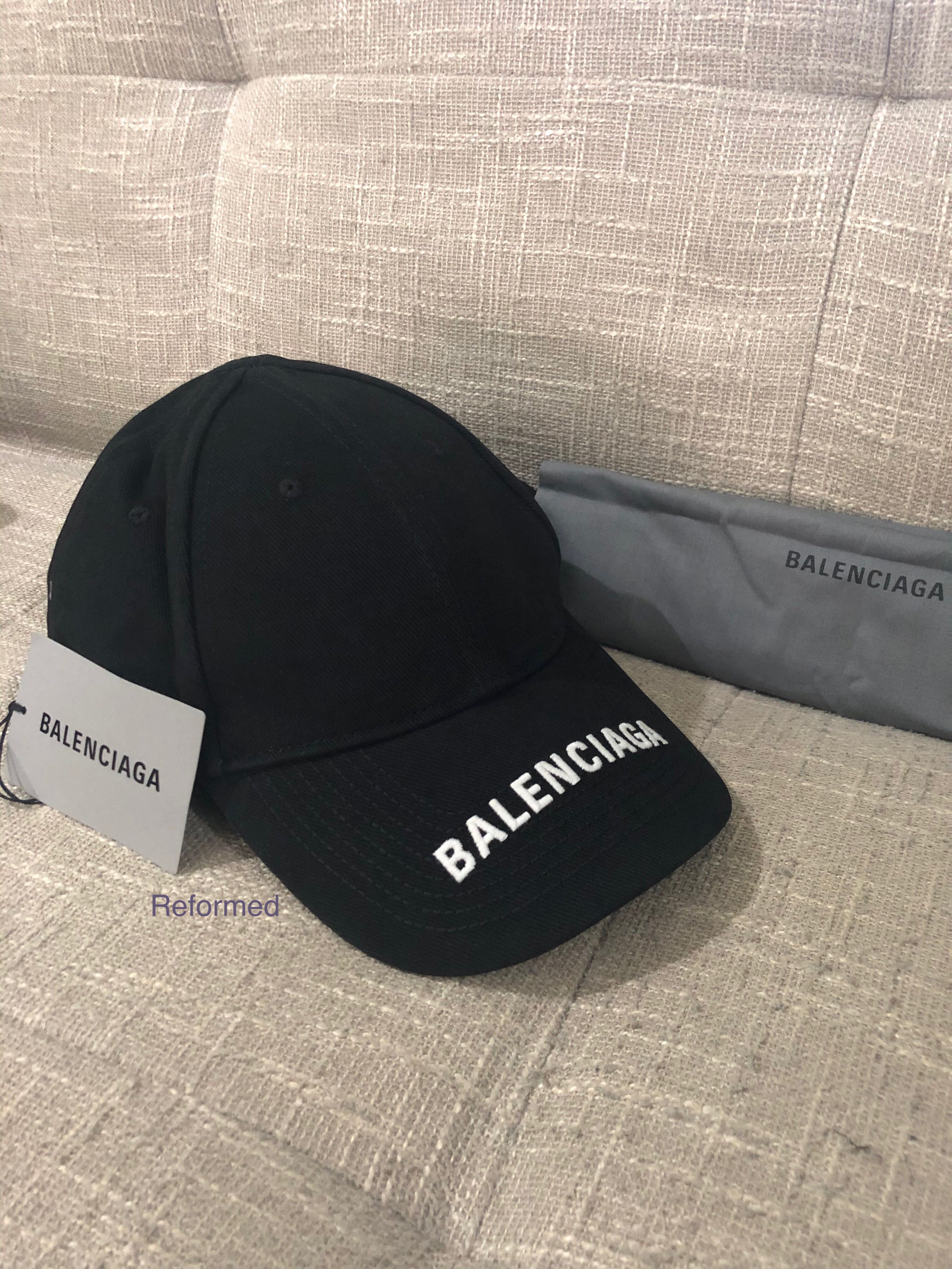 INSTOCK Balenciaga Logo Embroidered Cap 100 AUTHENTIC