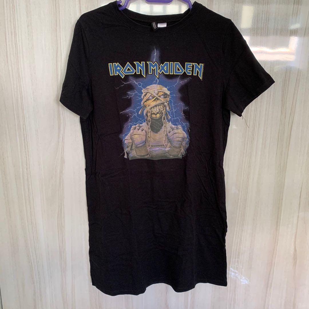 Iron maiden t shirt dress sales