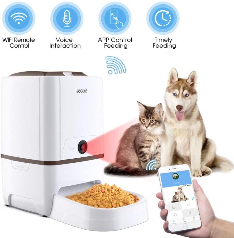 Iseebiz automatic store cat feeder