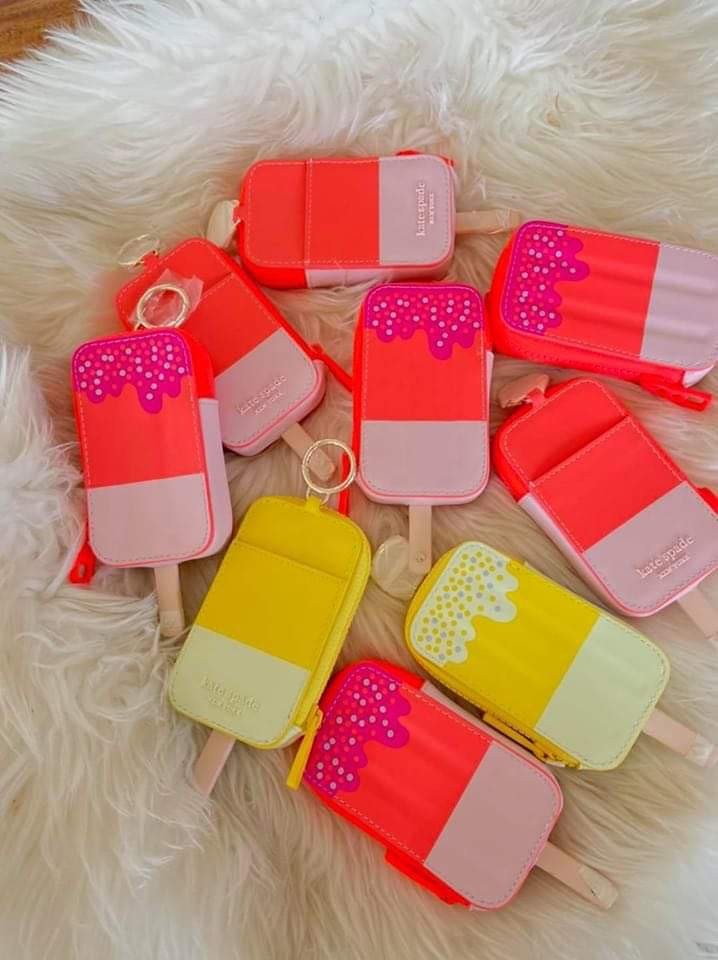 Kate Spade Picnic Ice Pop Coin Purse Luxury Bags Wallets on