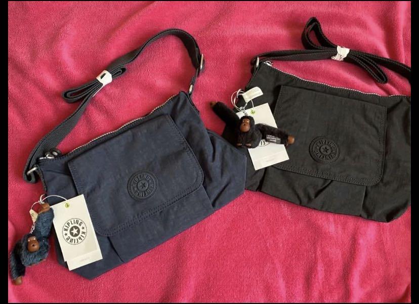 Kipling eleanor sling bag (black), Women's Fashion, Bags & Wallets ...