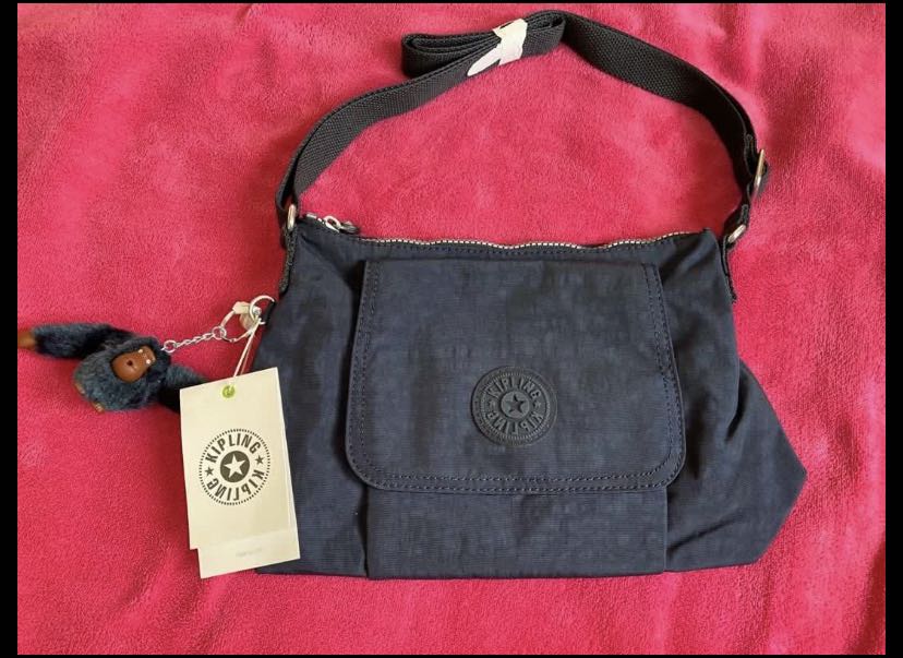 Kipling eleanor sling bag (blue), Women's Fashion, Bags & Wallets ...