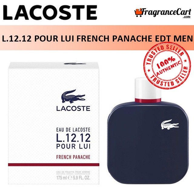 Lacoste french panache male eau de toilette 175ml discount