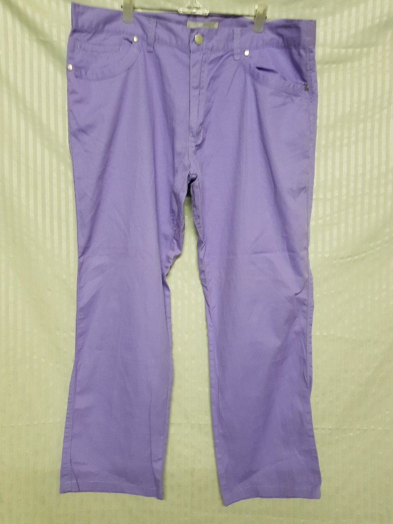 Light violet slacks, Women's Fashion, Bottoms, Other Bottoms on Carousell