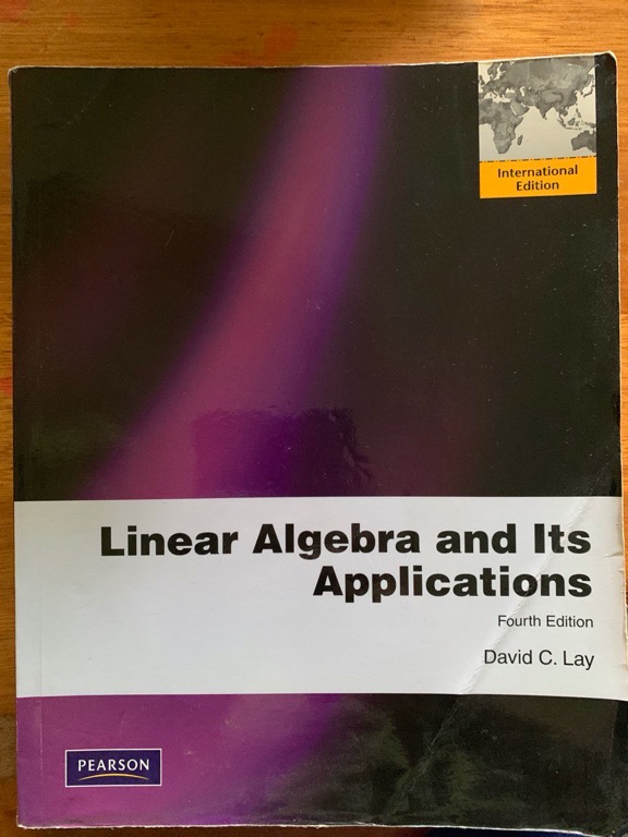Linear Algebra Textbook, Books & Stationery, Textbooks, Tertiary on ...