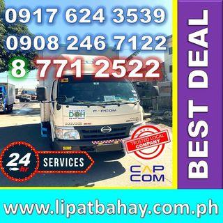 Lipat bahay Truck for rent trucking services elf canter hino 6 wheeler closed van truck