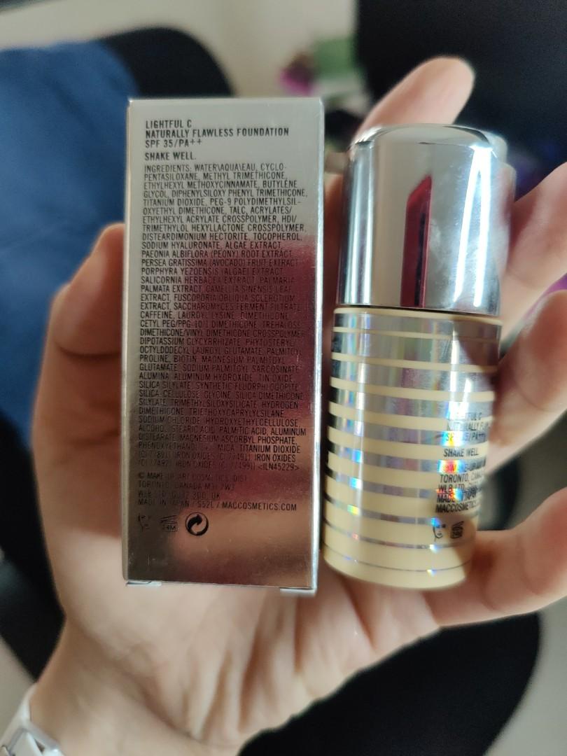 Mac Lightful Naturally Flawless Foundation Spf 35 NC25 (Category: Makeup) located in Manila. Submitted by madtb (Listing ID 1021317883, Image 3). Description: used 5x purchased 2300 pesos rfs too white.