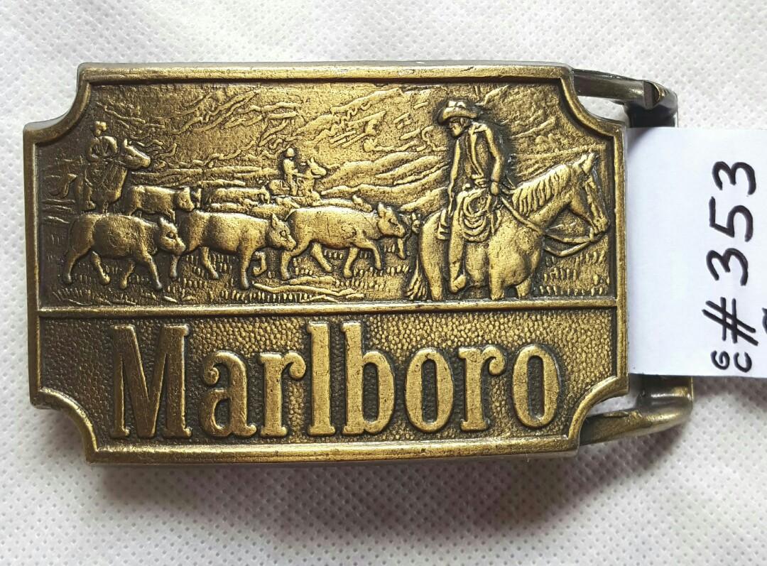 Vintage marlboro belt buckle Outlet