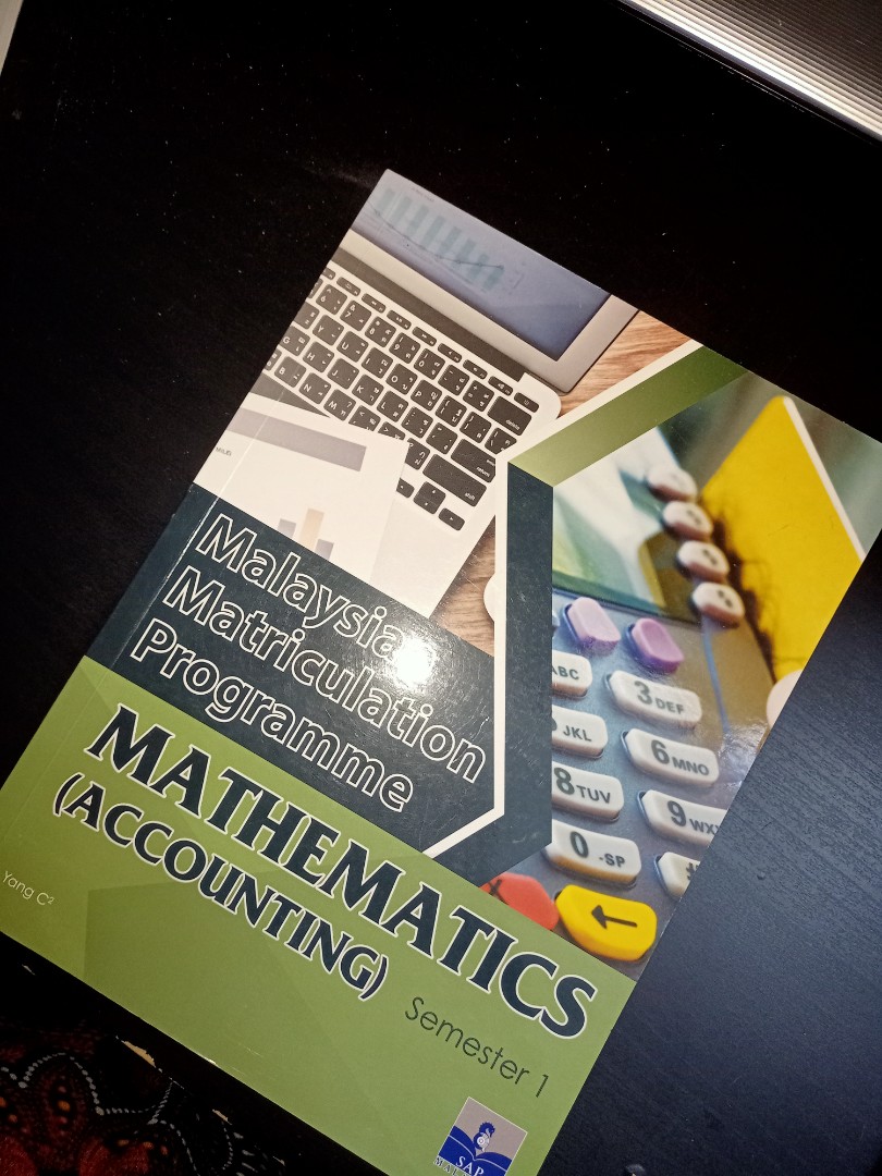 Mathematics (Accounting), Hobbies & Toys, Books & Magazines, Textbooks