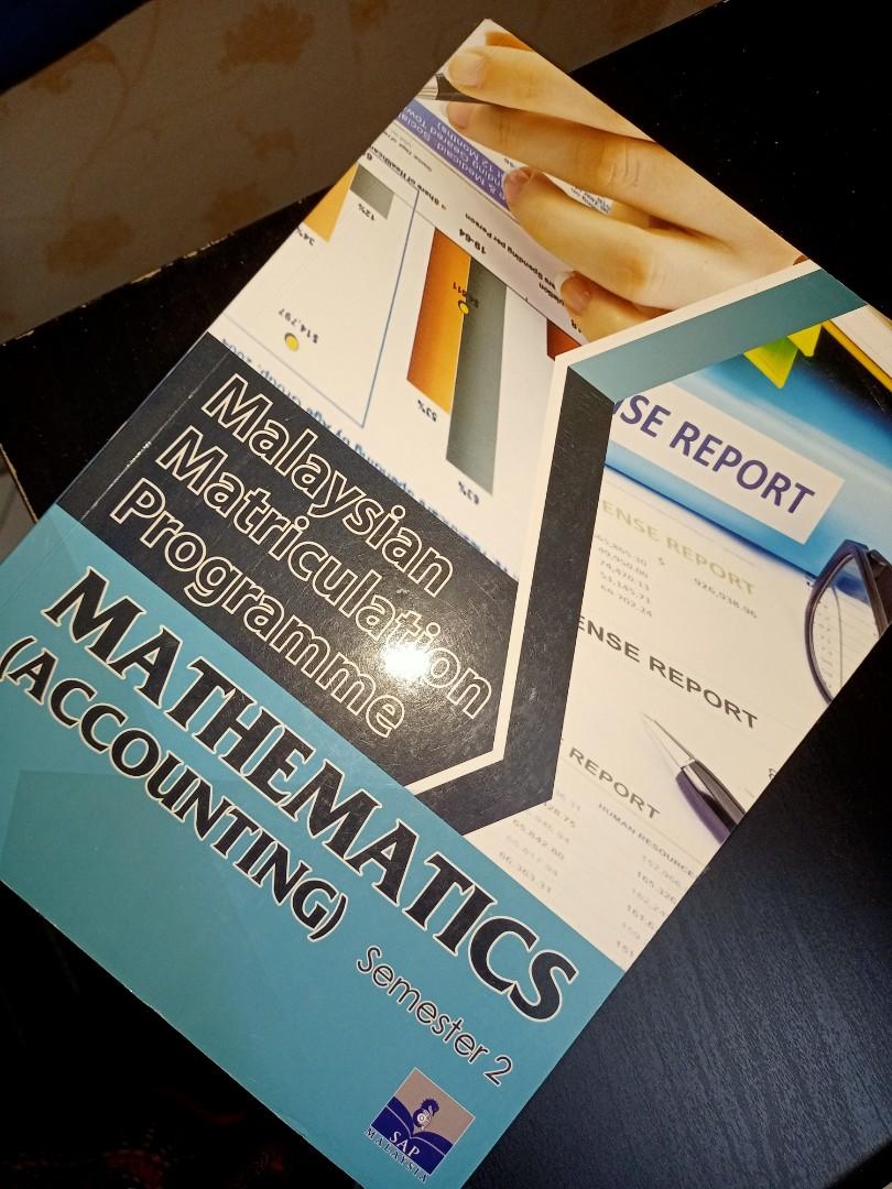 Mathematics (Accounting), Hobbies & Toys, Books & Magazines, Textbooks