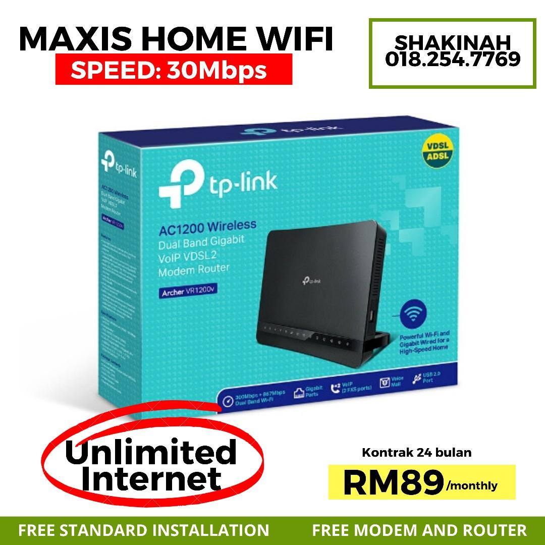 Maxis Fibre Wifi Electronics Computer Parts Accessories On Carousell