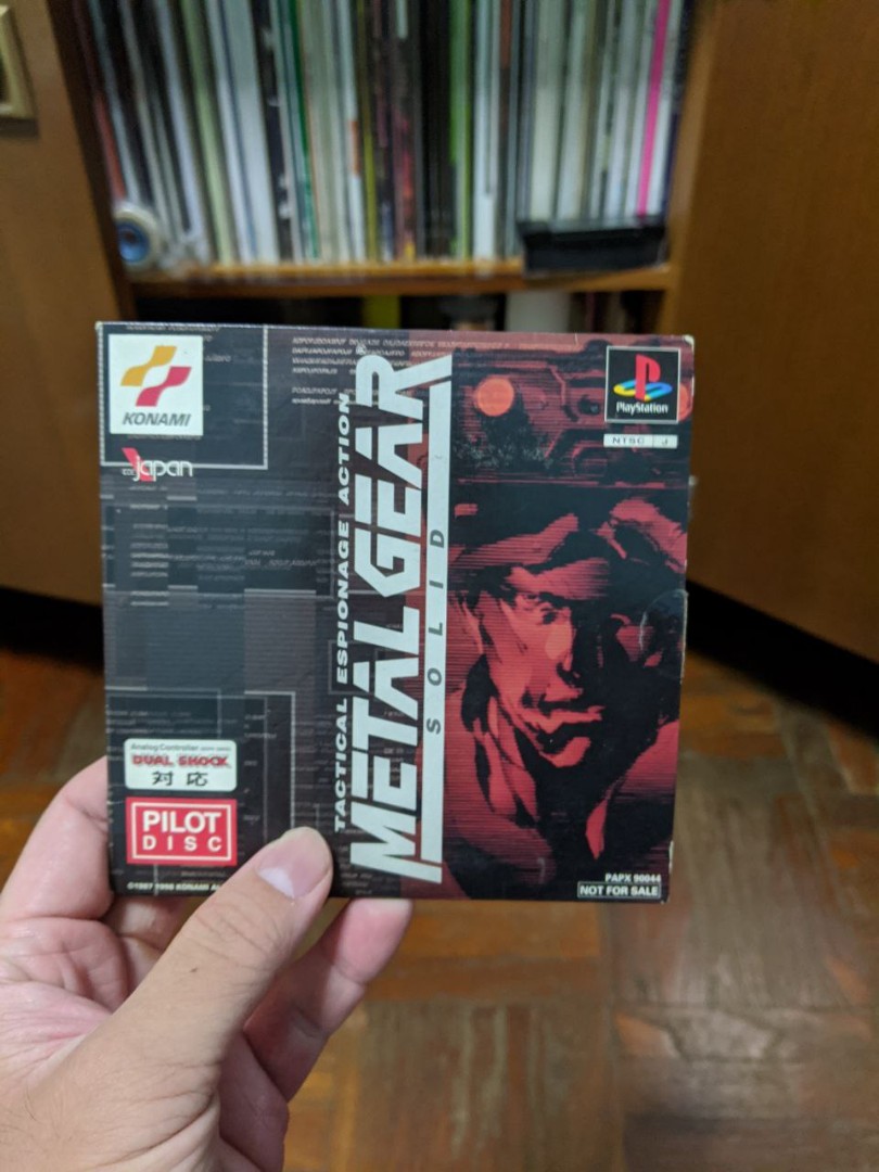Metal Gear Solid pilot disc - rare, Video Gaming, Video Games ...