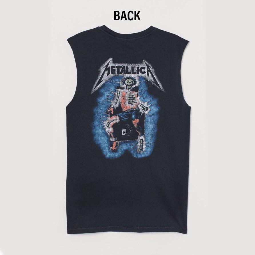metallica ride the lightning tank top