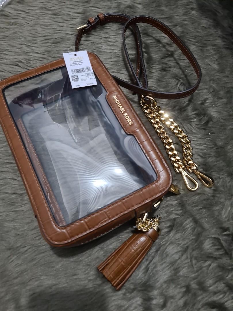 Michael kors clear camera bag, Women's Fashion, Bags & Wallets, Cross-body  Bags on Carousell