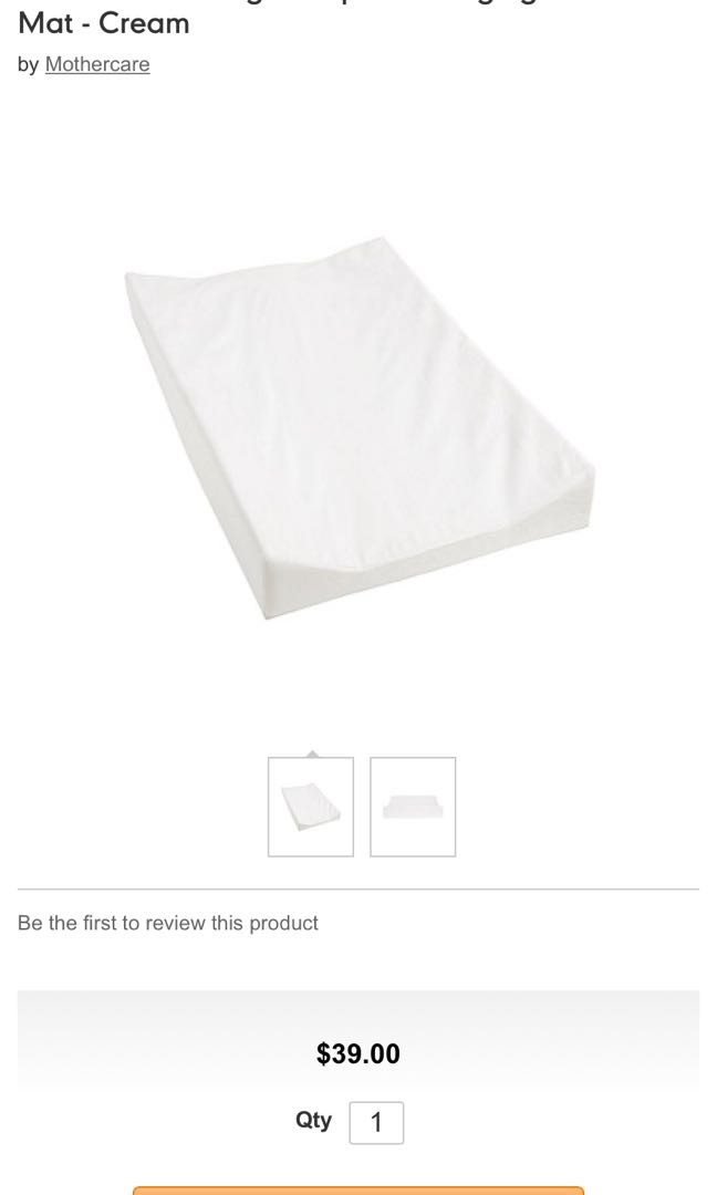 mothercare changing mat