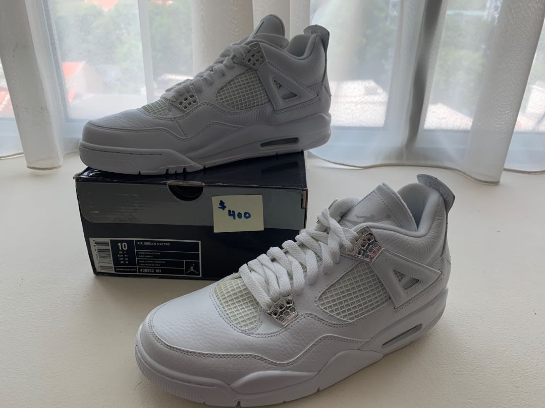 Moving Sale: Air Jordan 4 Retro “Silver Anniversary”, Men's Fashion,  Footwear, Sneakers on Carousell
