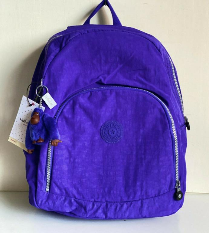 kipling backpack purple