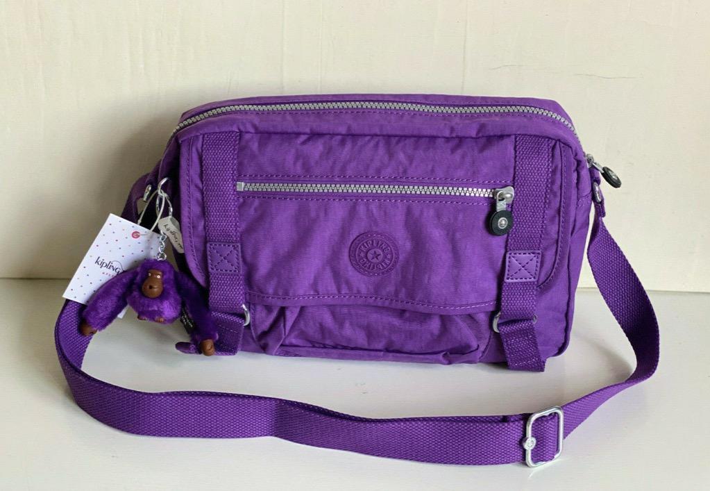 Kipling on sale purple purse