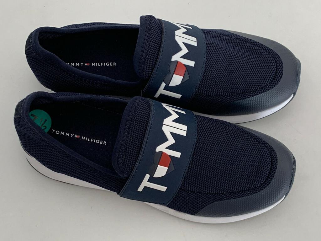 NEW TOMMY HILFIGER ROSIN DARK BLUE SLIP ON SNEAKERS SHOES 6.5 7 7.5 SALE