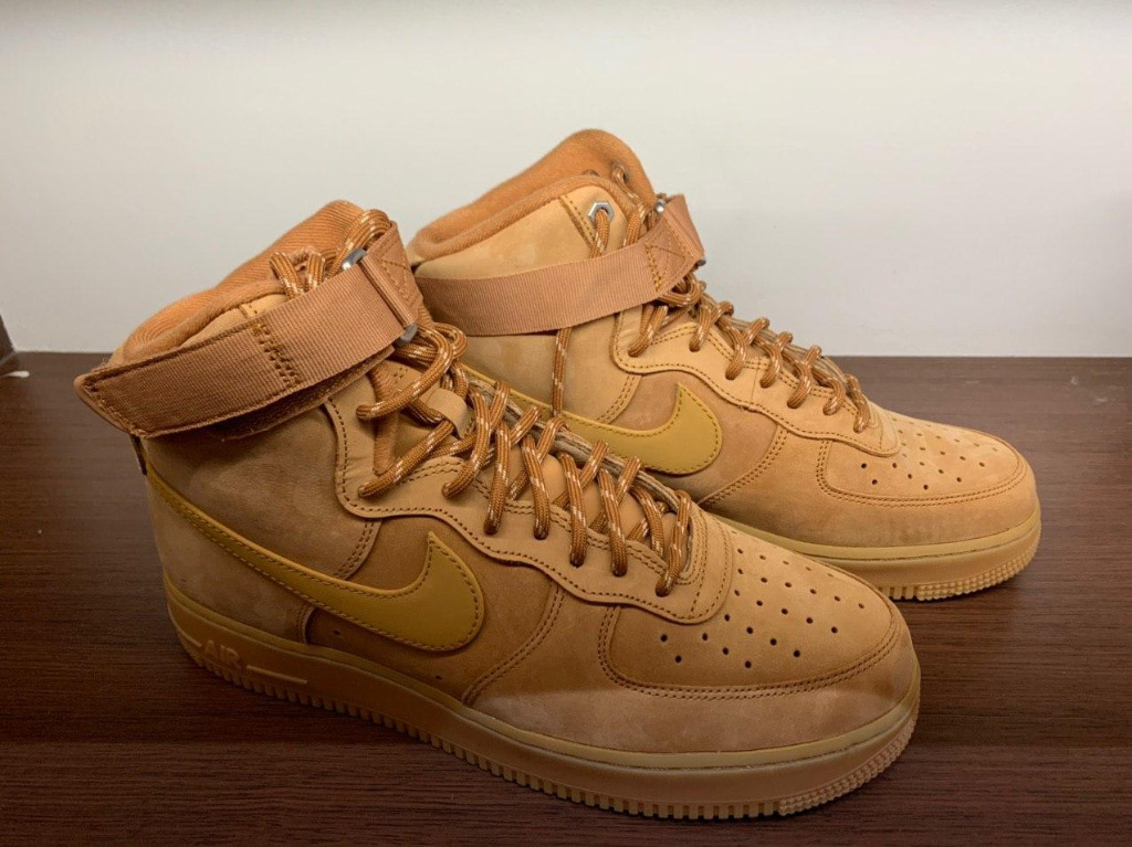 nike air force 1 high flax