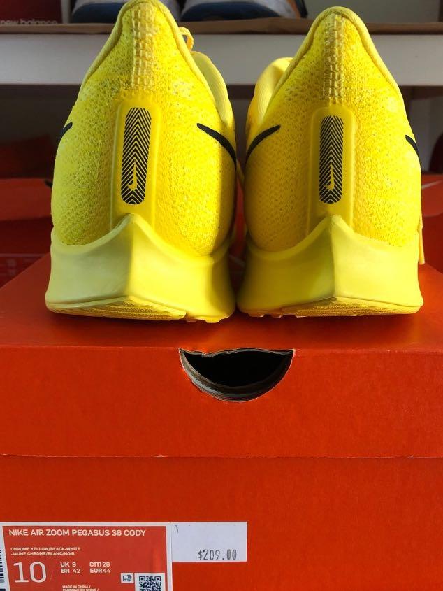 Air zoom pegasus 36 chrome yellow/black/white new arrivals