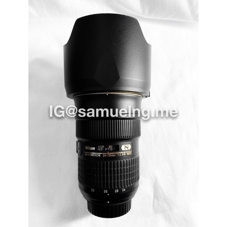 Nikon AF-S NIKKOR 24-70mm f/2.8G ED, 攝影器材, 鏡頭及裝備- Carousell