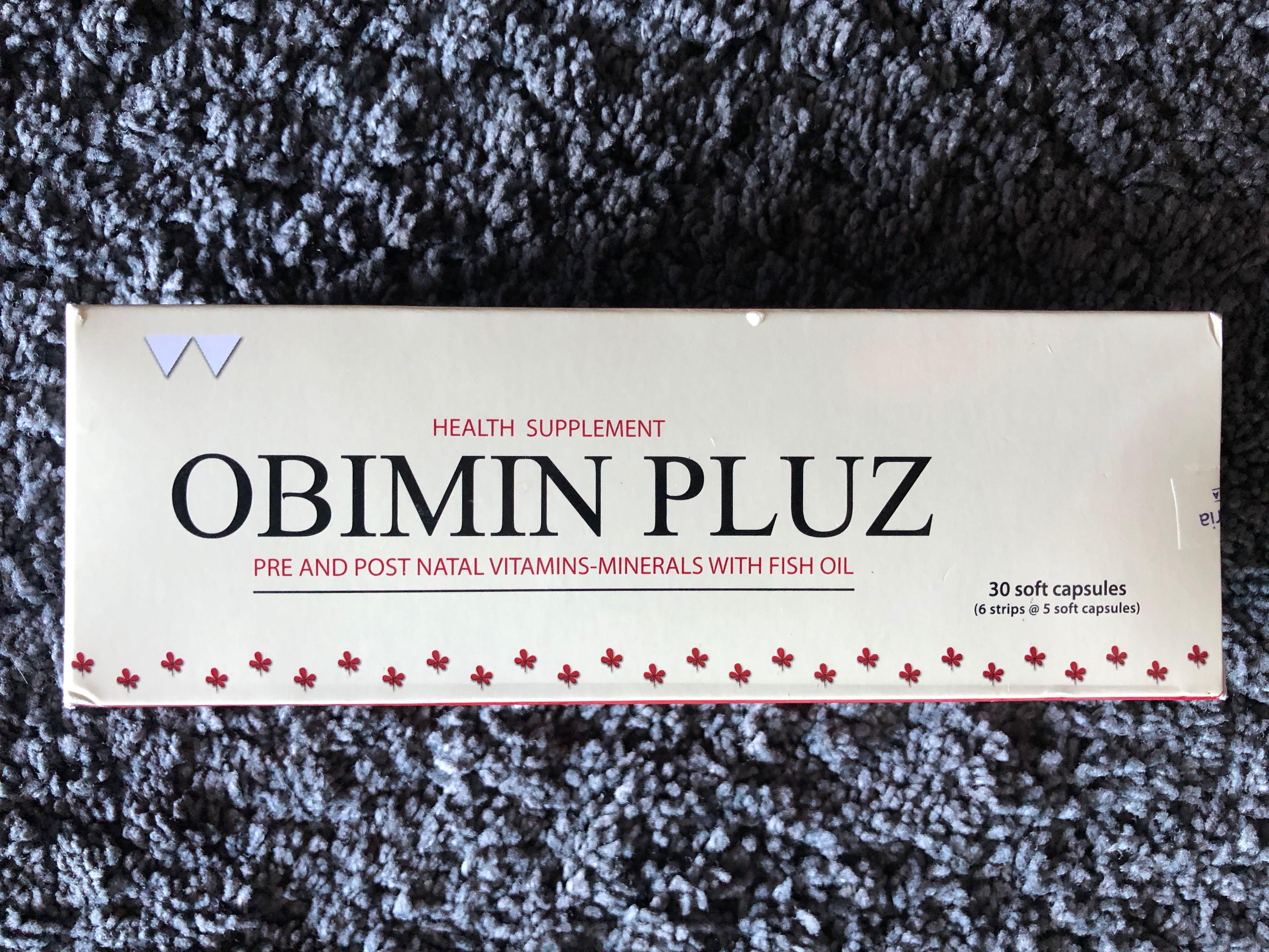 Obimin Pluz Health Beauty Skin Bath Body On Carousell