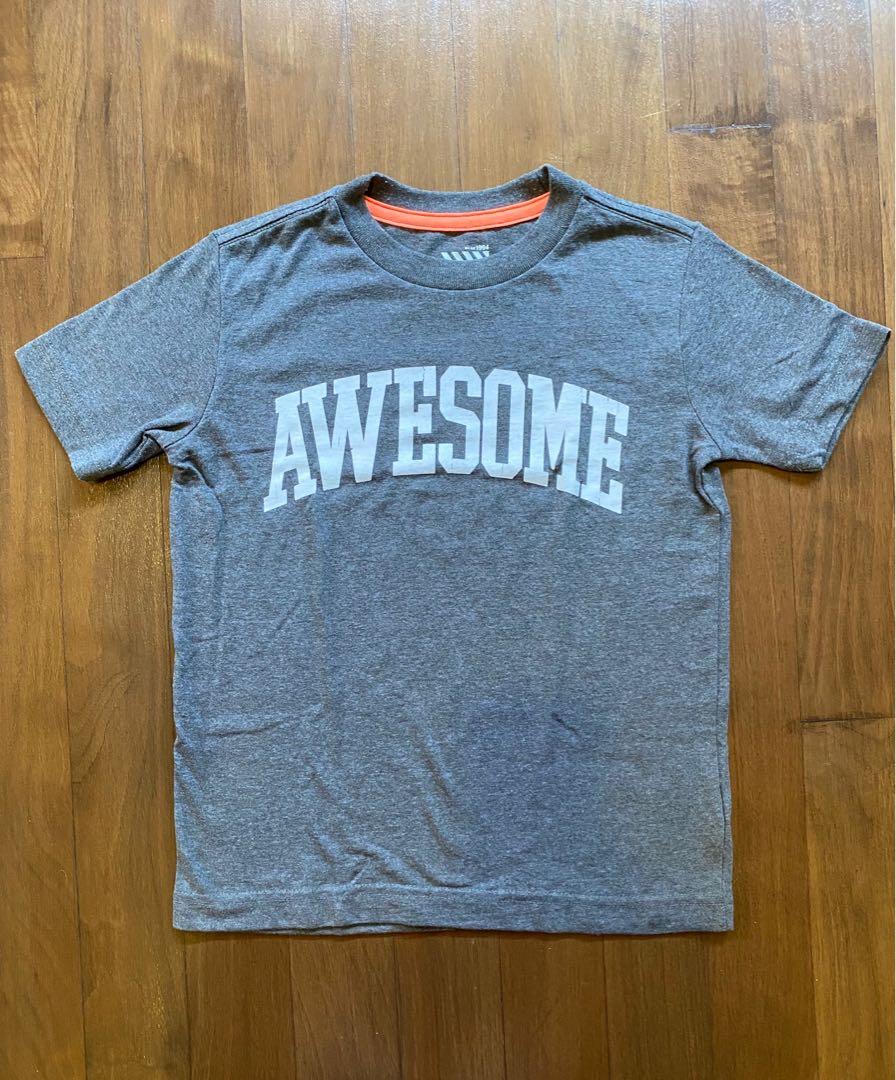 Old Navy Boys T Shirt Grey Babies Kids Boys Apparel 4 To 7 Years On Carousell