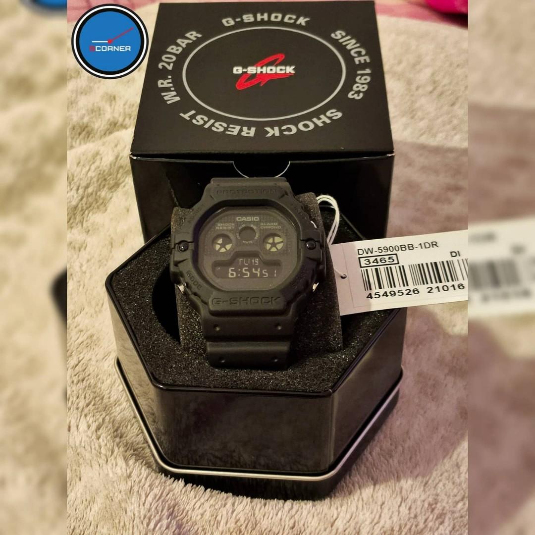 G shock tapak kucing full black clearance