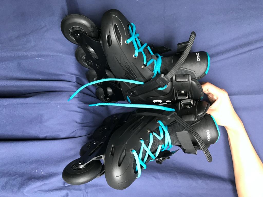 Oxelo Mf500 Inline Skates Accessories Sports Equipment Sports Games Skates Rollerblades Scooters On Carousell