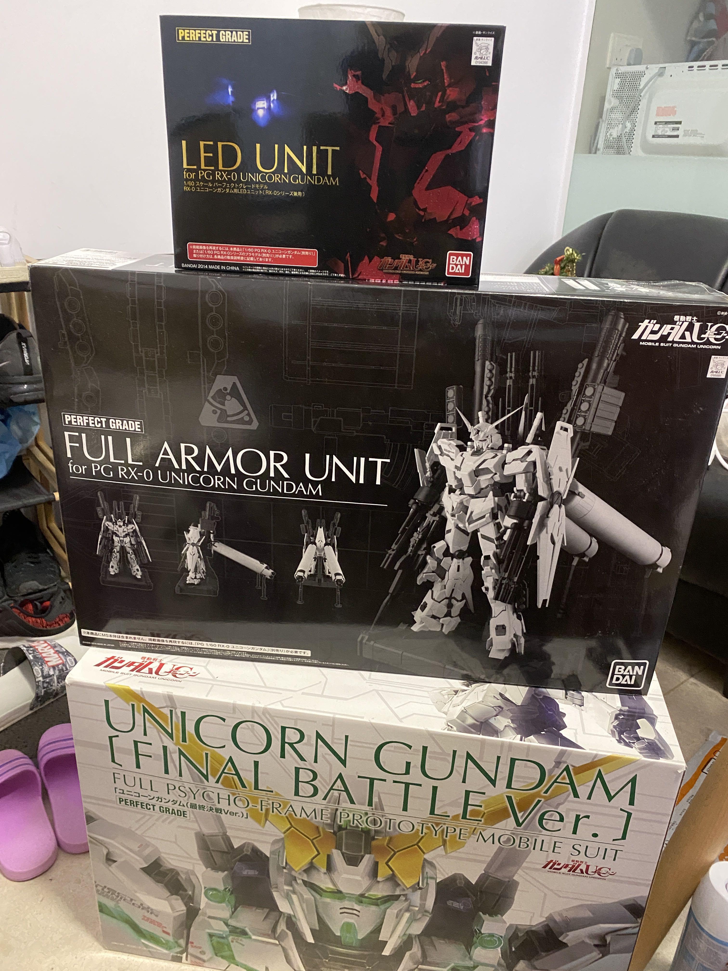 Pg Unicorn Gundam Final Battle Version Full Armor Unit Bandai