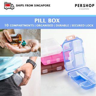 New Cute Hello Kitty Pill Box Organizer Medicine Vitamin Storage Travel
