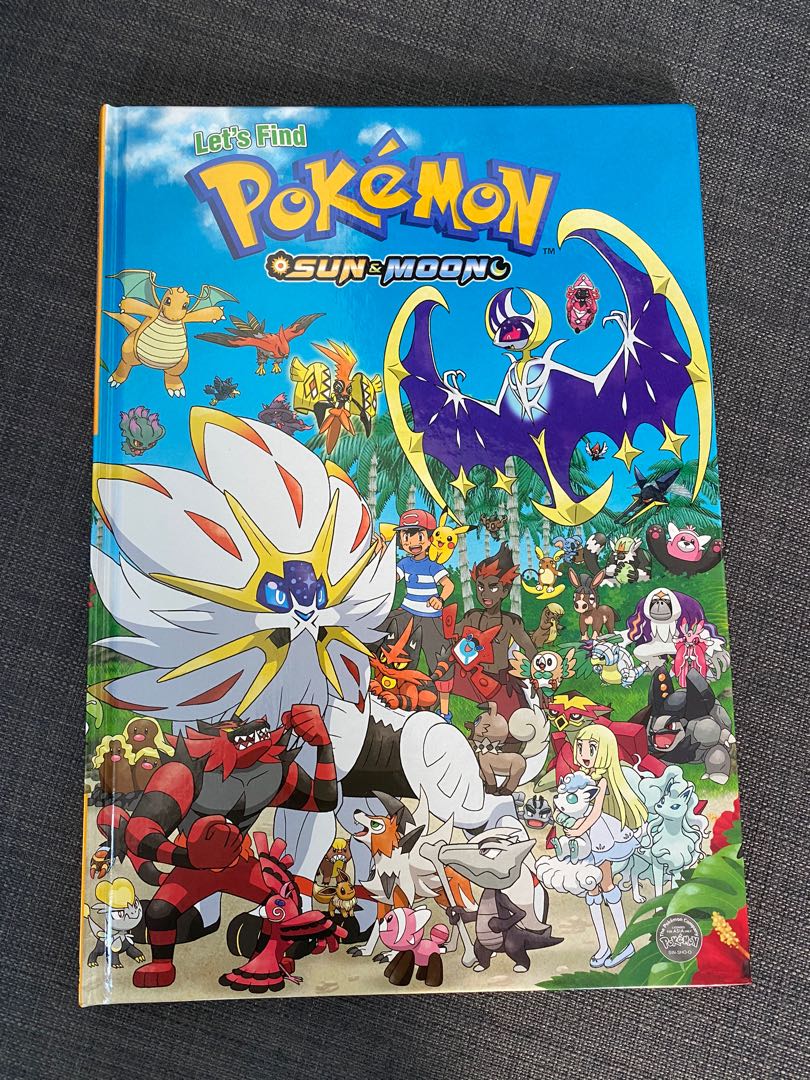 Pokemon Book Lets find Sun & Moon, Hobbies & Toys,