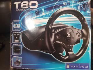 PS4 thrustmaster steering wheel with cd