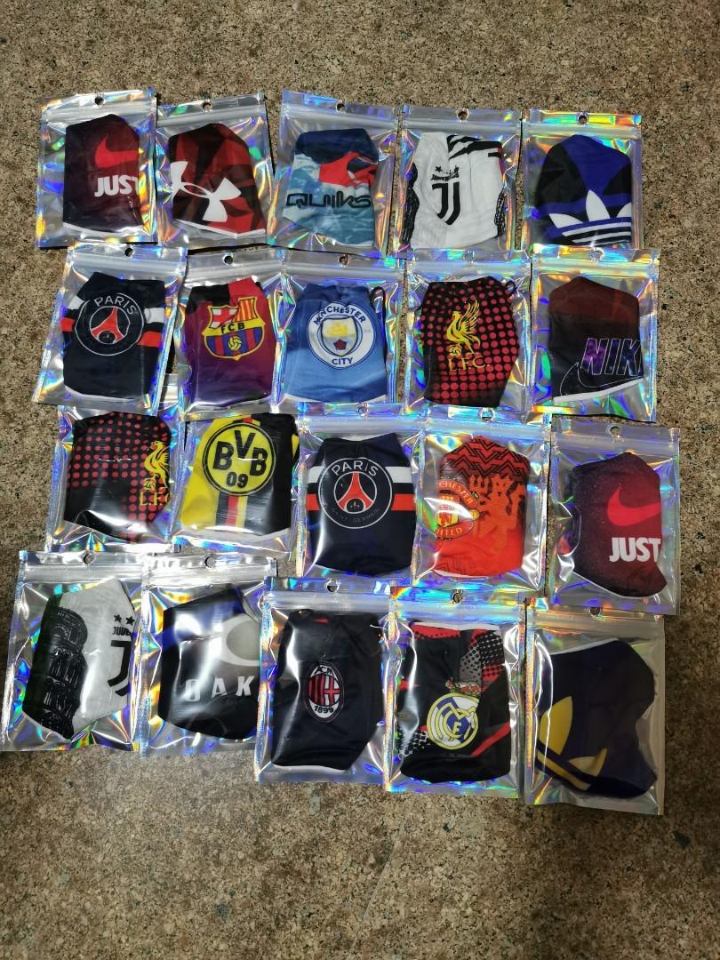 INSTOCK PSG Soccer Jersey Face Mask, Sports, Sports ...