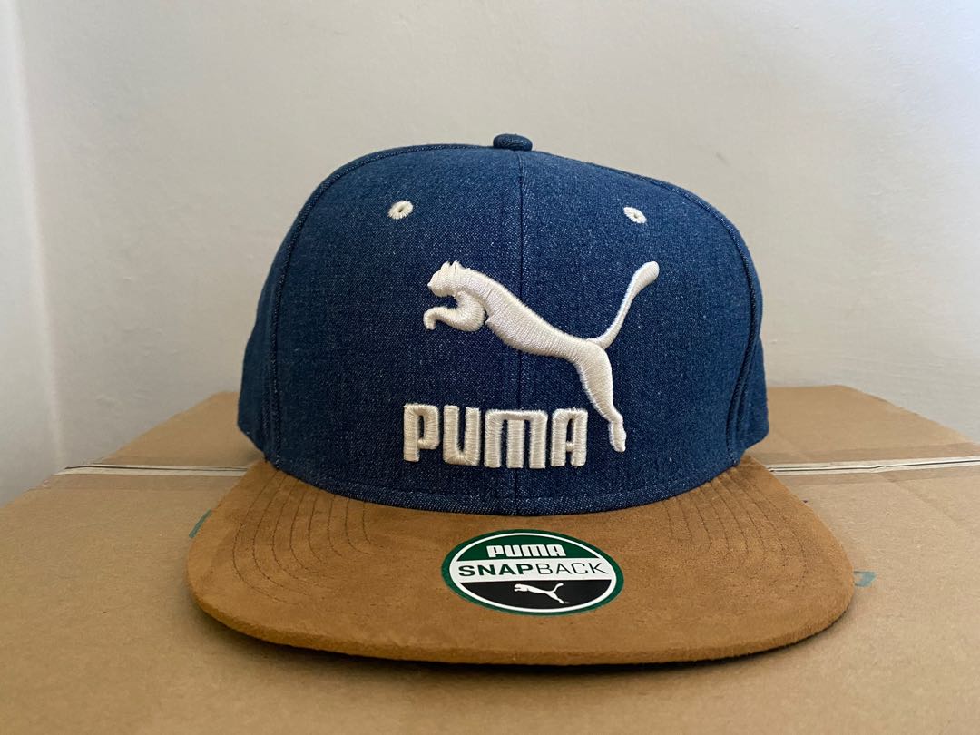 Puma Denim SnapBack Cap Men s Fashion Watches Accessories Caps Hats on Carousell