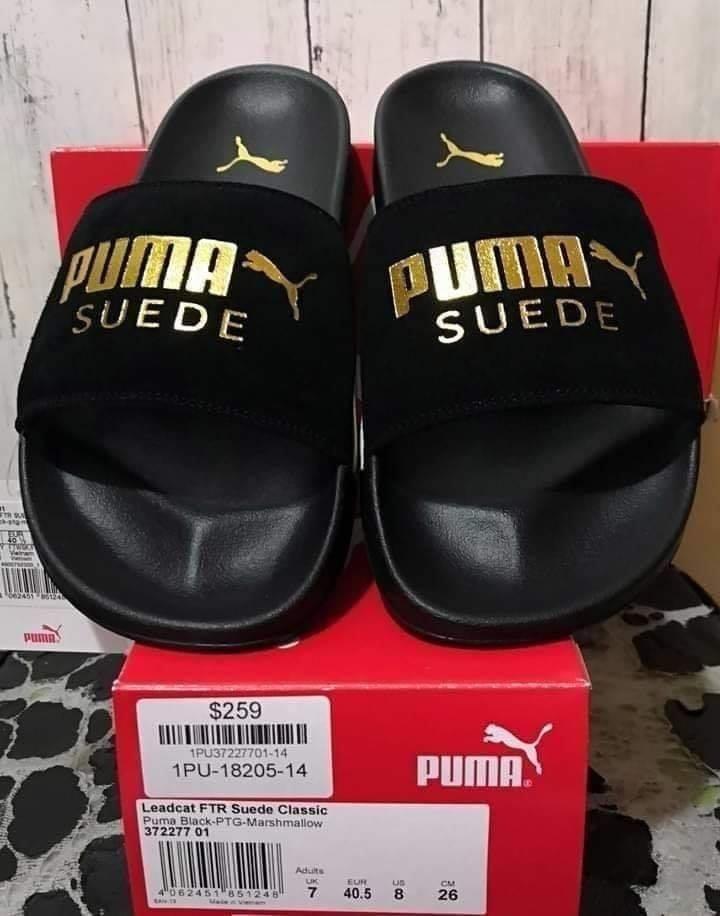 puma leadcat ftr suede classic slides