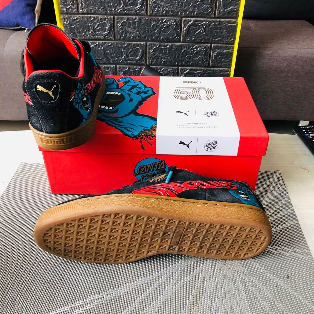 Puma Suede Santa Cruz Men s Fashion Footwear Sneakers on Carousell