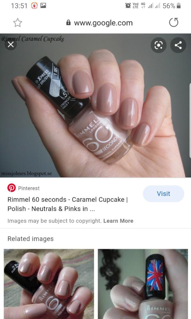 Rimmel London 60 Seconds Super Shine Nail Polish, Beauty & Personal Care,  Hands & Nails on Carousell